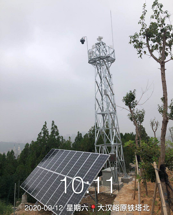 森林防火热成像仪监控太阳能光伏供电系统